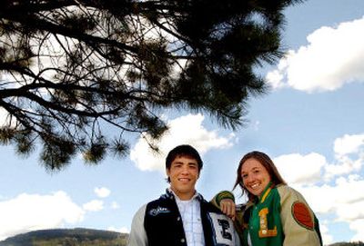 
Bonners Ferry senior Adam Hall  will continue his wresting career at Boise State while Lakeland senior Kayla Stiegemeier will play soccer at Seattle Pacific. 
 (Kathy Plonka / The Spokesman-Review)