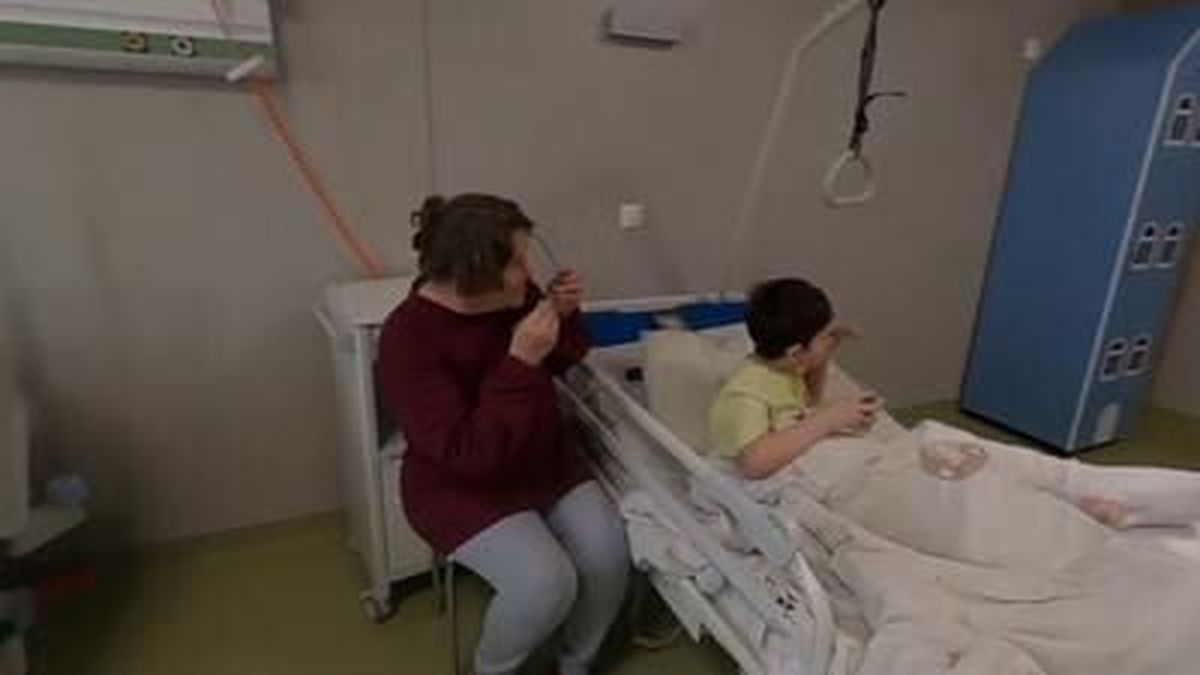 Ukrainian President Volodymyr Zelenskyy visited a hospital in Kyiv on Tuesday and met children evacuated from Mariupol whose parents were killed during fierce fighting in the city.