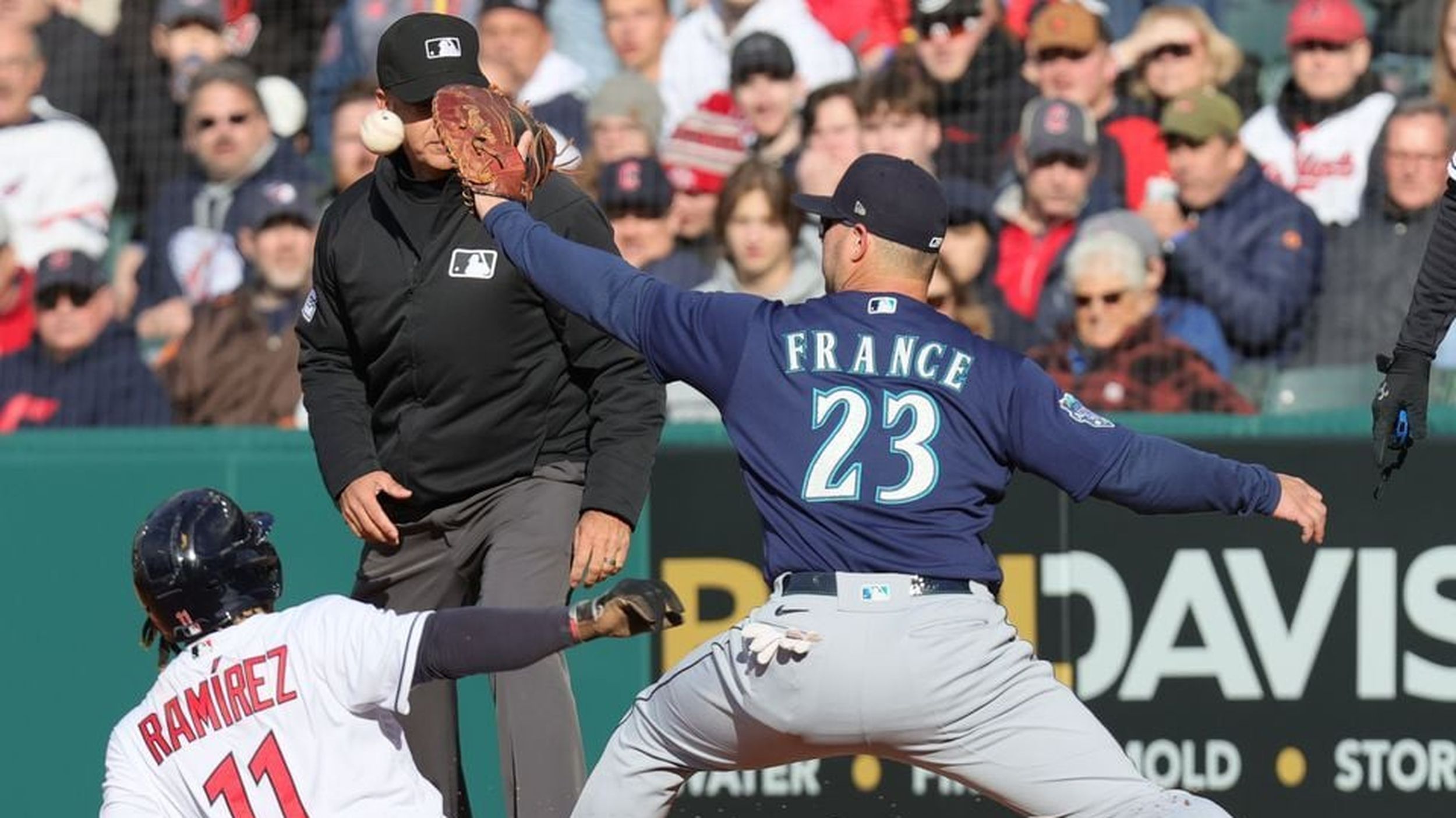 Tino Martinez of the New York Yankees bats during 8-6 loss to the