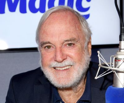John Cleese poses for pictures during a visit to Magic Radio on June 9, 2015, in London, England.  (Getty Images)