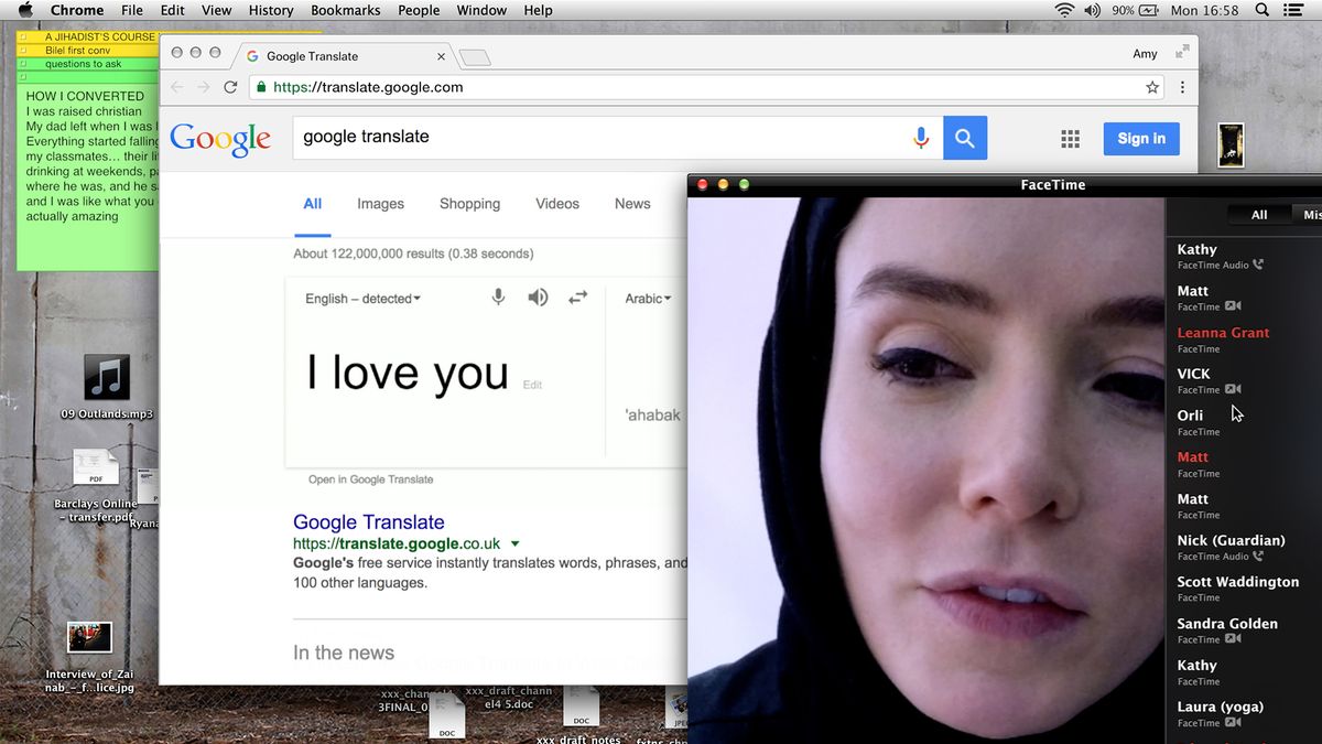 Valene Kane in “Profile.” (Bazelevs/Focus Features)