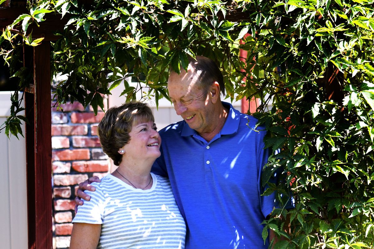 Ron and Diane West are photographed at their Indian Trail neighborhood home earlier this month. They married on Aug. 26, 1972.  (kathy plonka)