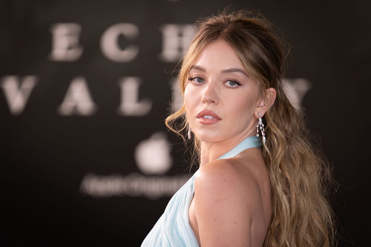 Sydney Sweeney attends the “Echo Valley” European premiere at the BFI Southbank on June 10, 2025, in London.  (Andreas Rentz/Getty Images North America/TNS)