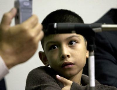 
Saul Arellano, 7,  visits Mexico's Congress  on Monday. 
 (Associated Press / The Spokesman-Review)
