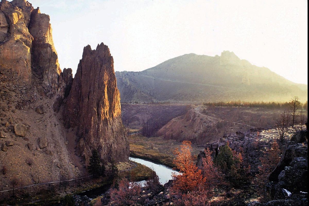 A climber who fell to his death Tuesday at Smith Rock State Park was from Coeur d’Alene. (JEREMY F. HARRISON / AP)