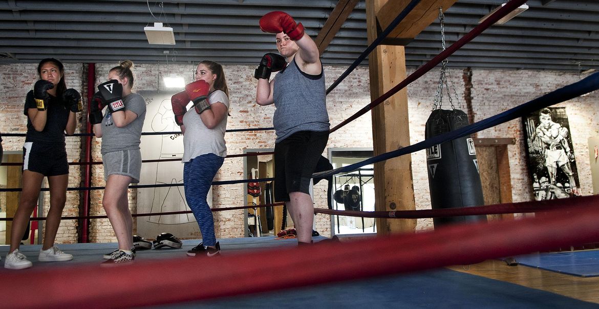 Rick Welliver mentors Daybreak residents Aug. 13, 2018