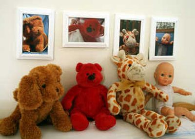 
You don't need to know how to sew to make homemade gifts for children. One idea is to snap photos of a young one's favorite dolls, have the pictures processed, then frame them and hang them in the child's bedroom as a surprise. Special to 
 (MEGAN COOLEY Special to / The Spokesman-Review)