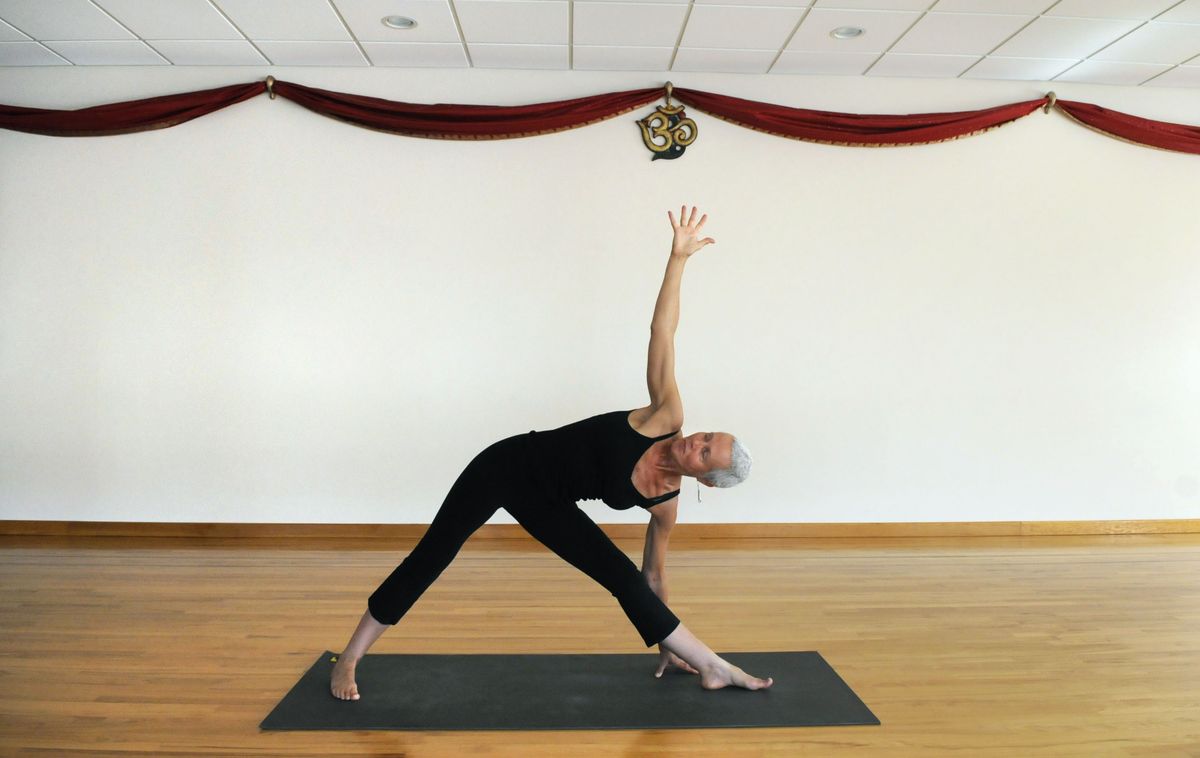 Breast cancer survivor Alison Rubin is starting a series of yoga classes for women with breast cancer. (PHOTOS BY DAN PELLE / The Spokesman-Review)