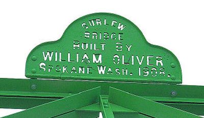 
The original Curlew bridge was built in 1908.
 (The Spokesman-Review)