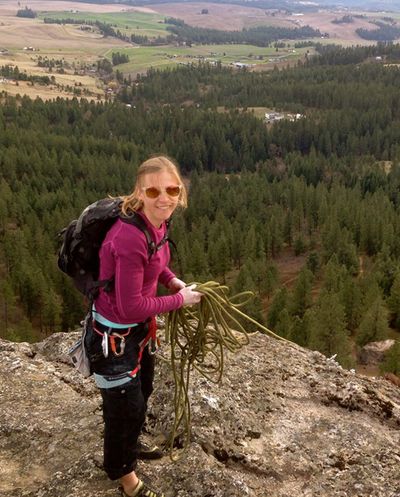 Anna Dvorak enjoyed rock climbing and mountain biking in the Dishman Hills.