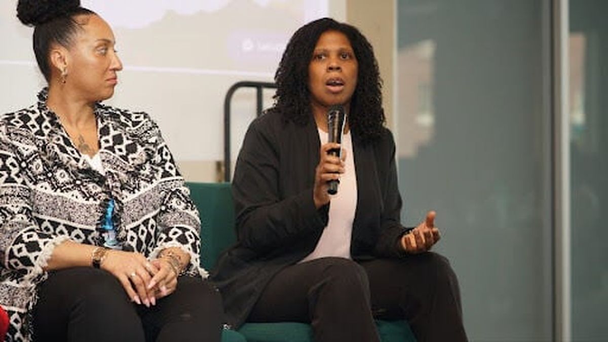 Doulas speak on a panel during Black Maternal Health Week in Spokane.  (Courtesy)