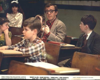 Woody Allen portrays Alvy Singer in 1977's Oscar-winning 
