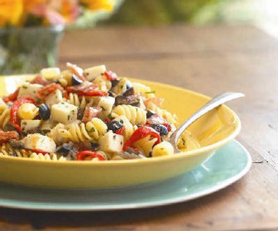Pasta Twist Salad with Olives
(Lindsay Olives / The Spokesman-Review)