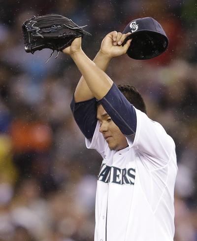 Erasmo Ramirez pitched five scoreless innings Saturday night. (Associated Press)