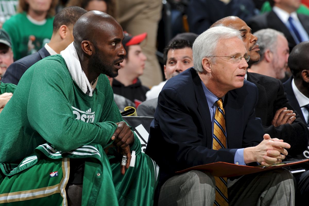 Now: Kevin Eastman provides input from his position on the bench for Boston Celtics, who have advanced to Eastern Conference semifinals.