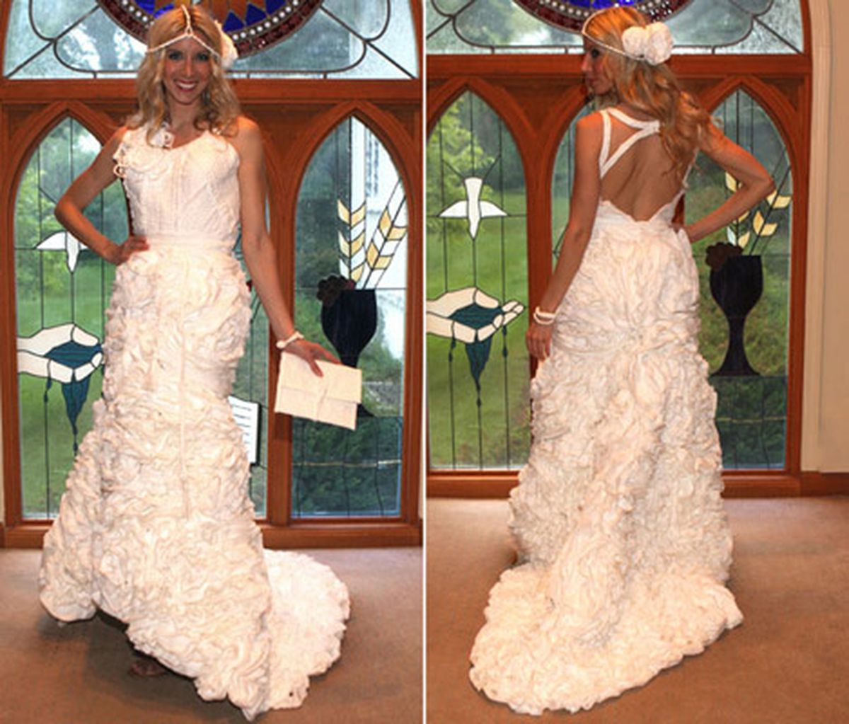 Toilet Paper Wedding Dress, Wedding Dress Challenge