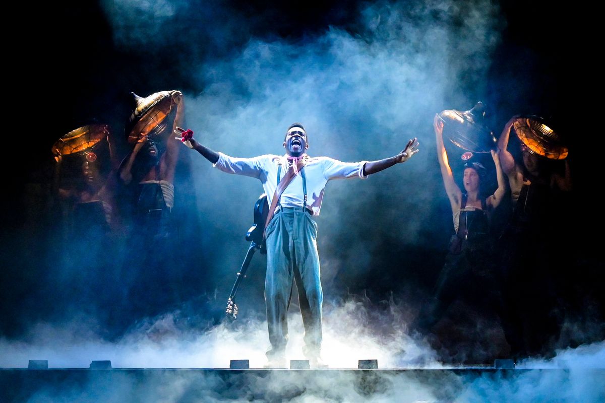 Chibueze Ihuoma is the new Orpheus in the "Hadestown" North American Tour.  (Kevin Berne)