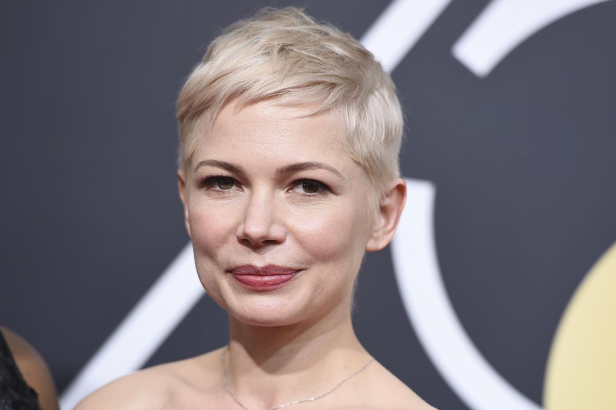 Michelle Williams arrives at the 75th annual Golden Globe Awards at the Beverly Hilton Hotel on Sunday, Jan. 7, 2018, in Beverly Hills, Calif. (Jordan Strauss / Jordan Strauss/Invision/AP)