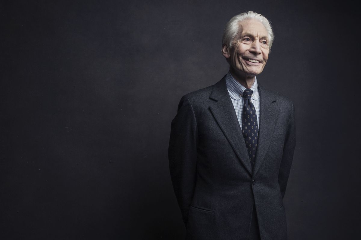 Charlie Watts of the Rolling Stones poses for a portrait on Monday, Nov. 14, 2016, in New York. Watts