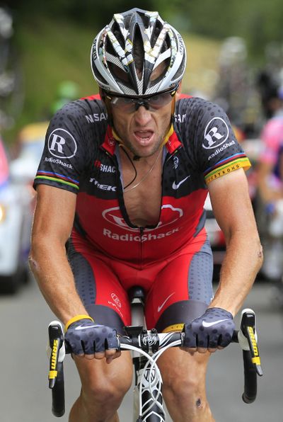 A Swiss anti-doping director has questioned test results taken from seven-time Tour de France winner Lance Armstrong. (Associated Press)