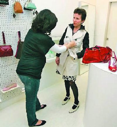 
Beth Greenwald, 50, right, defies the stereotypes about baby boomers. She doesn't like to shop at stores that cater only to the 40-plus customer.
 (Associated Press / The Spokesman-Review)