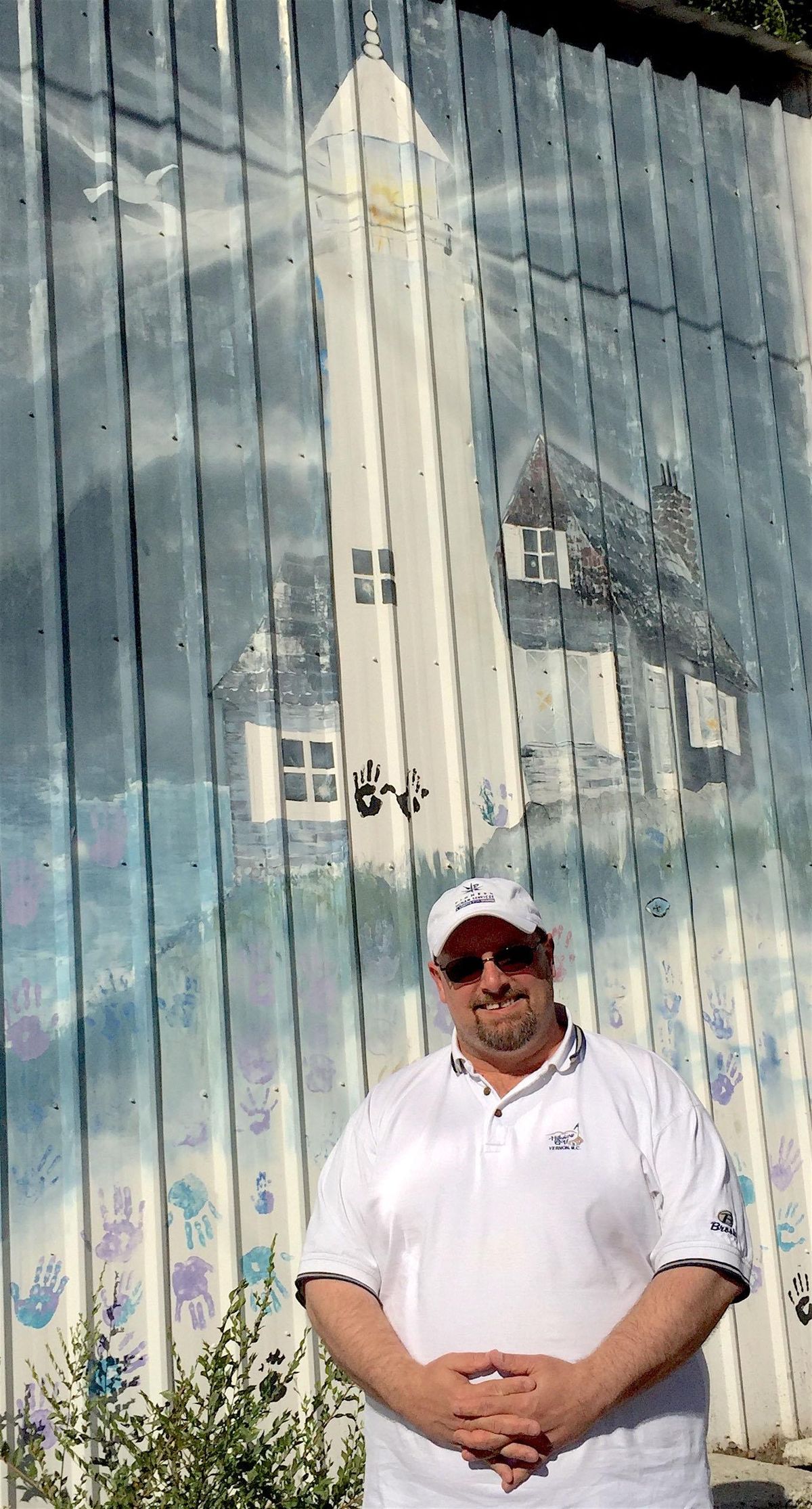 Joe Parham stands at the Lighthouse on Sunday. (Doug Clark / The Spokesman-Review)