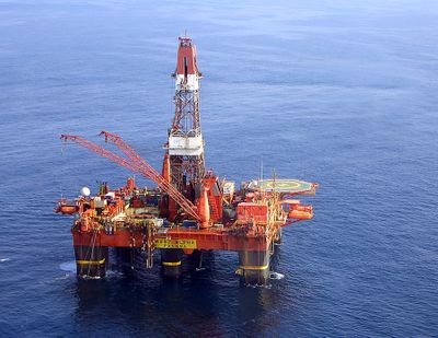 Seadrill’s West Alpha semi-submersible operates in 2,000 feet of water.