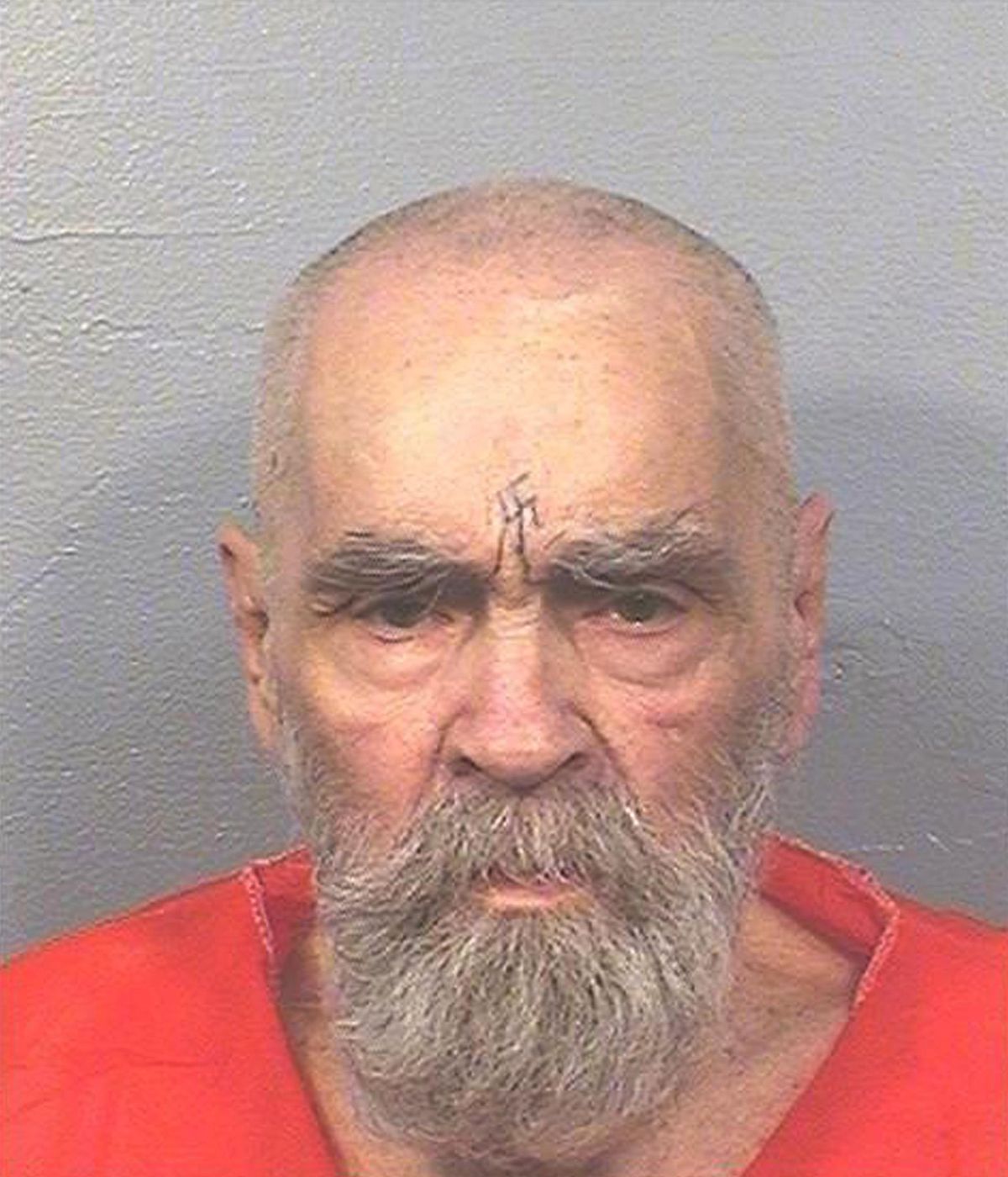 This Aug. 14, 2017, photo provided by the California Department of Corrections and Rehabilitation shows Charles Manson. A spokeswoman for the California Department of Corrections and Rehabilitation says the 83-year-old mass killer is alive Thursday, Nov. 16, 2017. (Uncredited / California Department of Corrections and Rehabilitation)