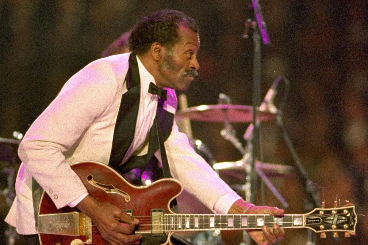 Chuck Berry’s new album, “Chuck,” was released less than three months after the rock icon’s death. (AMY SANCETTA / AP)