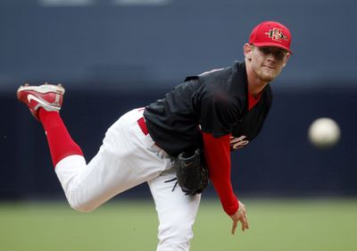 Stephen Strasburg is expected to be selected first by the Nationals. (Associated Press / The Spokesman-Review)