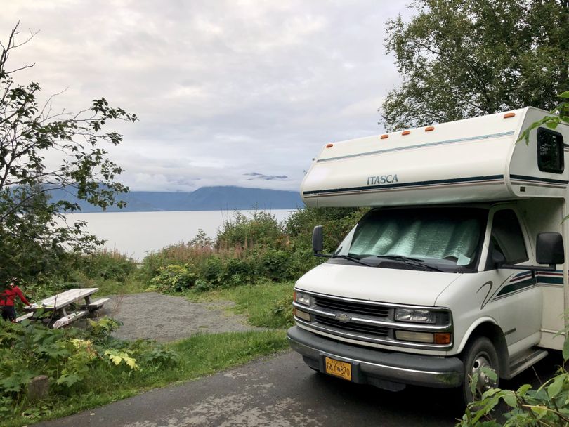 We camped in Hope, Alaska, in this Itasca Spirit RV in 2018. (Leslie Kelly)