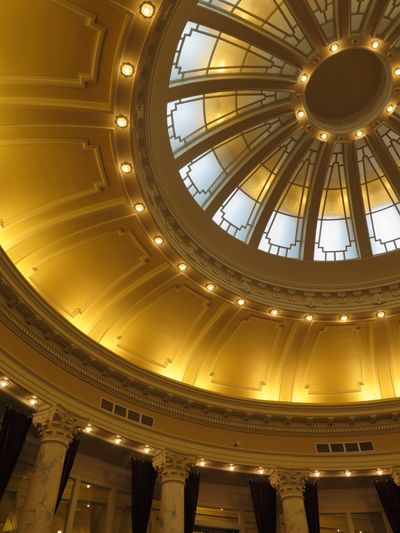 Ceiling of the Idaho Senate chamber, on Friday, Feb. 3, 2017 (Betsy Z. Russell)