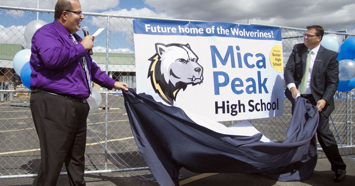 Spokane Valley s Barker High renamed Mica Peak The Spokesman Review