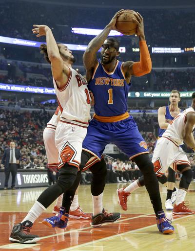 Ex-New York Knicks forward Amar'e Stoudemire, right, is headed to Dallas after he clears waivers. (Associated Press)