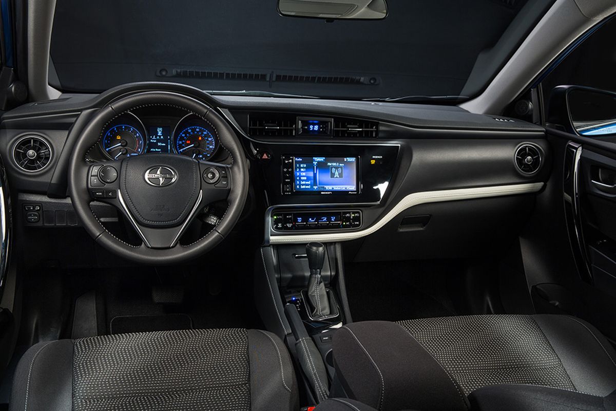 Scion’s enthusiasm for the iM is not misplaced. Young Americans have twigged to the hatchback format, with its roomy and versatile interiors and funky styling cues. Based on a hatch Toyota sells in Europe as the Auris, the iM dresses up with a body kit, directional 17-inch wheels and a bright exhaust tip.  (Scion)