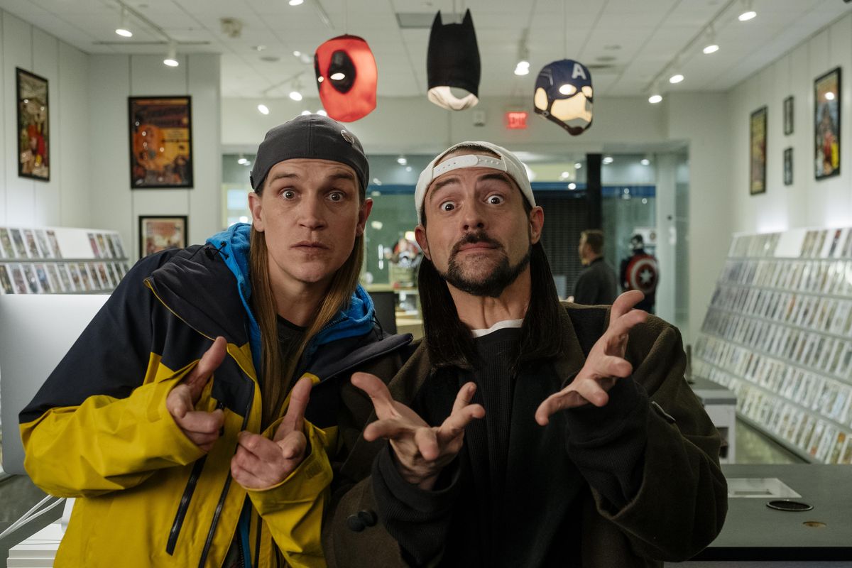 Jason Mewes and Kevin Smith star in “Jay and Silent Bob Reboot.” (Kyle Kaplan)