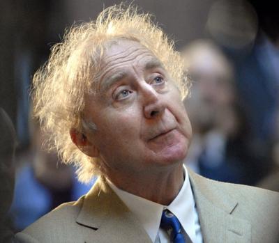 In this April 9, 2008, file photo, actor Gene Wilder listens as he is introduced to receive the Governor's Awards for Excellence in Culture and Tourism at the Legislative Office Building in Hartford, Conn. Wilder, who starred in such film classics as 