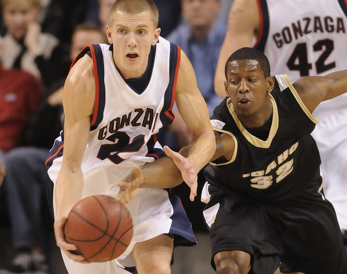 Micah Downs is back in the starting lineup for Gonzaga and averaging career bests of 12.8 points and 5.6 rebounds per game.  (Dan Pelle / The Spokesman-Review)