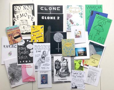 A collection of zines featured at the Spokane Zine Fest. (Courtesy photo)