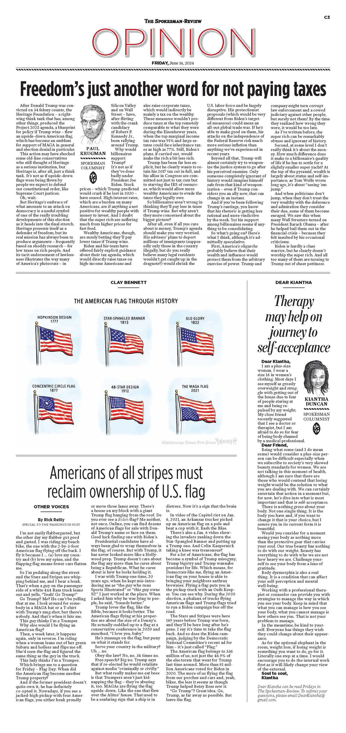 Opinion Front Page For June 14 2024 The Spokesman Review 4128