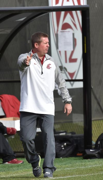 Washington State coach Todd Shulenberger says the Cougars need to take advantage of scoring opportunities. (Dean Hare / WSU photo)