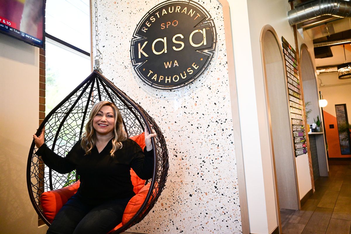 Juli Norris, chef and owner of Kasa Restaurant and Taphouse, poses for a photo on Friday. Norris says instead of focusing on a particular style of cuisine, she’s combing flavors to make dishes that are familiar but different from anything diners have had before.  (Tyler Tjomsland/The Spokesman-Review)