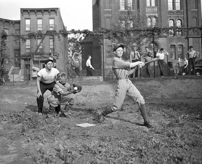 Associated Press Playing hours of summer baseball was once common, as in this idyllic scene from 1943 Brooklyn, N.Y. (Associated Press / The Spokesman-Review)