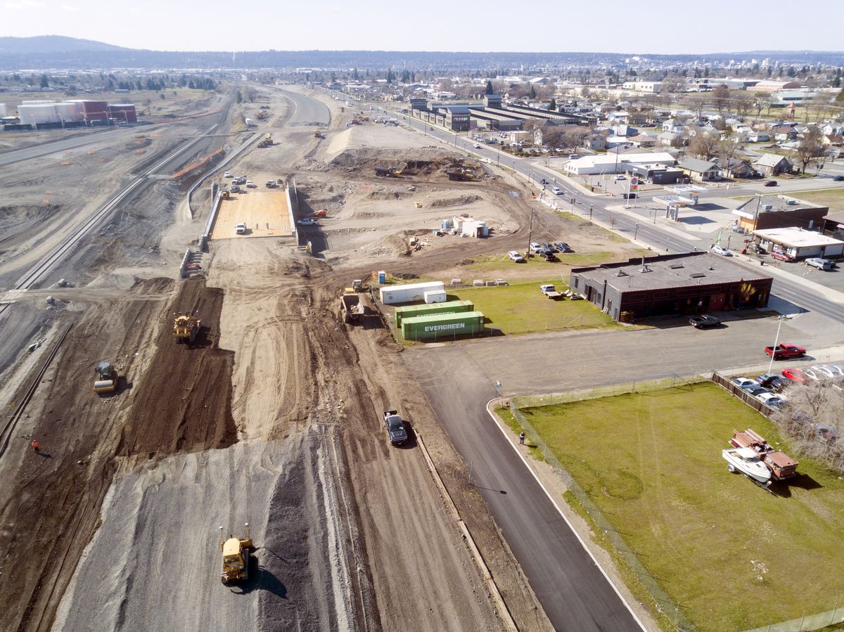 North Spokane Corridor construction - April 11, 2021 | The Spokesman-Review