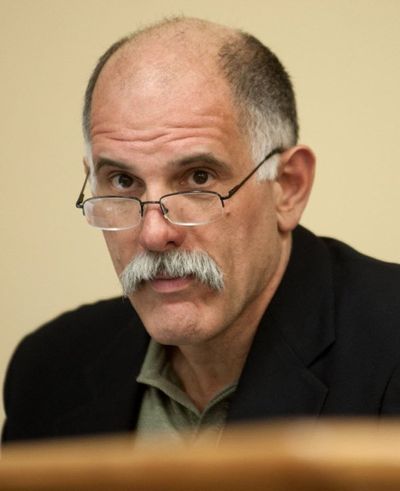 Chairman Brent Regan of the Kootenai County Republican Central Committee. (Kathy Plonka/SR photo)