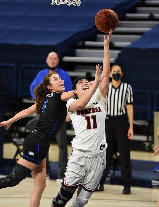 Gonzaga Women Familiar With Texas Guard Shaylee Gonzales Who Spent Three Years With Byu The 4000