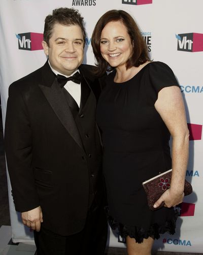 Michelle McNamara, pictured in 2012 with her husband, Patton Oswalt, was a true crime author who investigated the Golden State Killer case. McNamara died in 2016.  (Matt Sayles/Associated Press)