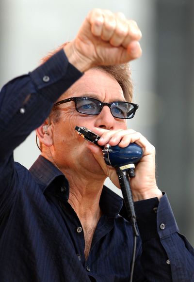 Huey Lewis and the News perform Aug. 22.  (Associated Press)