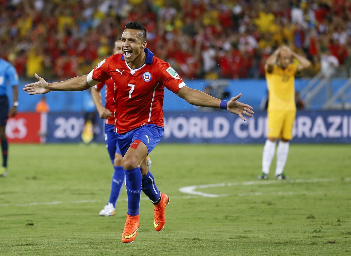 Alexis Sanchez shines as Chile beats Australia in FIFA World Cup The