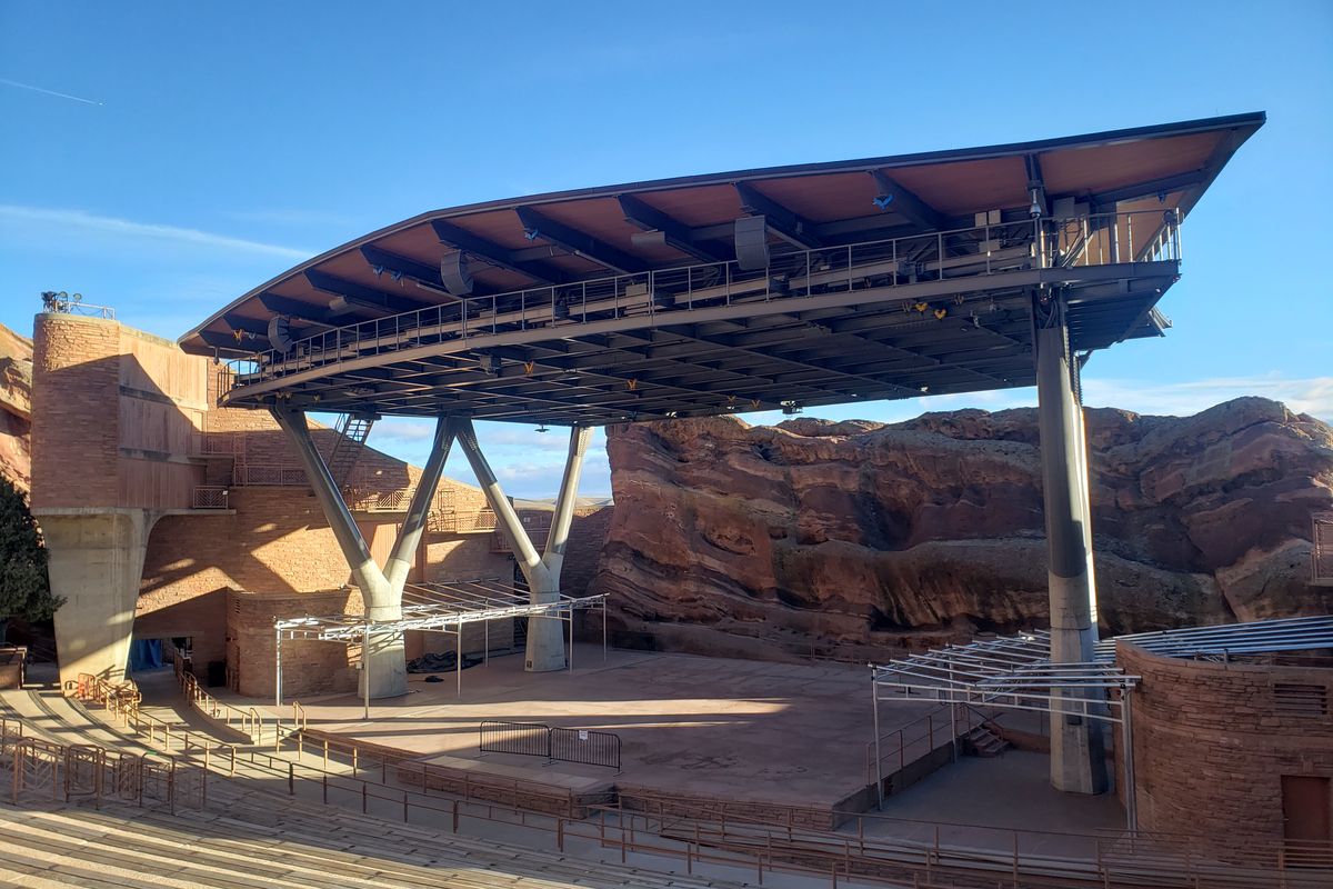 Red Rocks Amphitheater, at 18300 W. Alameda Parkway in Morrison, Colorado, is an outdoor venue that comes complete with naturally occurring perfect acoustics. (Azaria Podplesky/For The Spokesman-Review)
